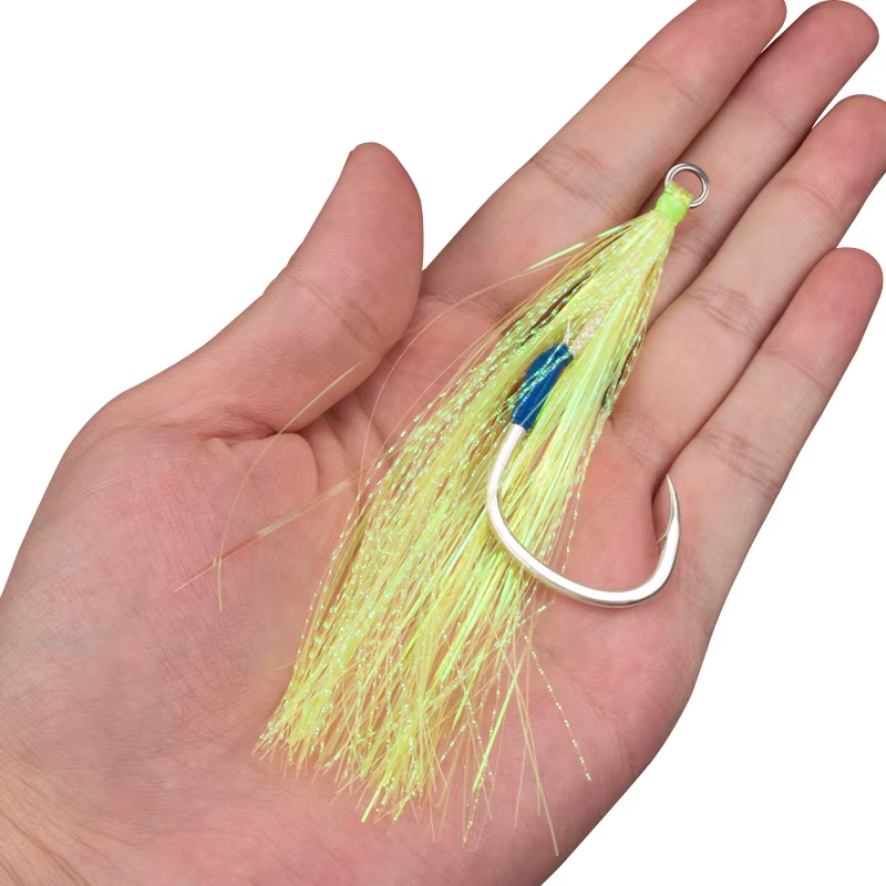 Anzuelos OBSESSION HK029 para jigging – Alambre UV brillante - imagen 2
