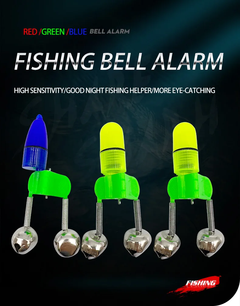 Campanas luminosas para pesca nocturna