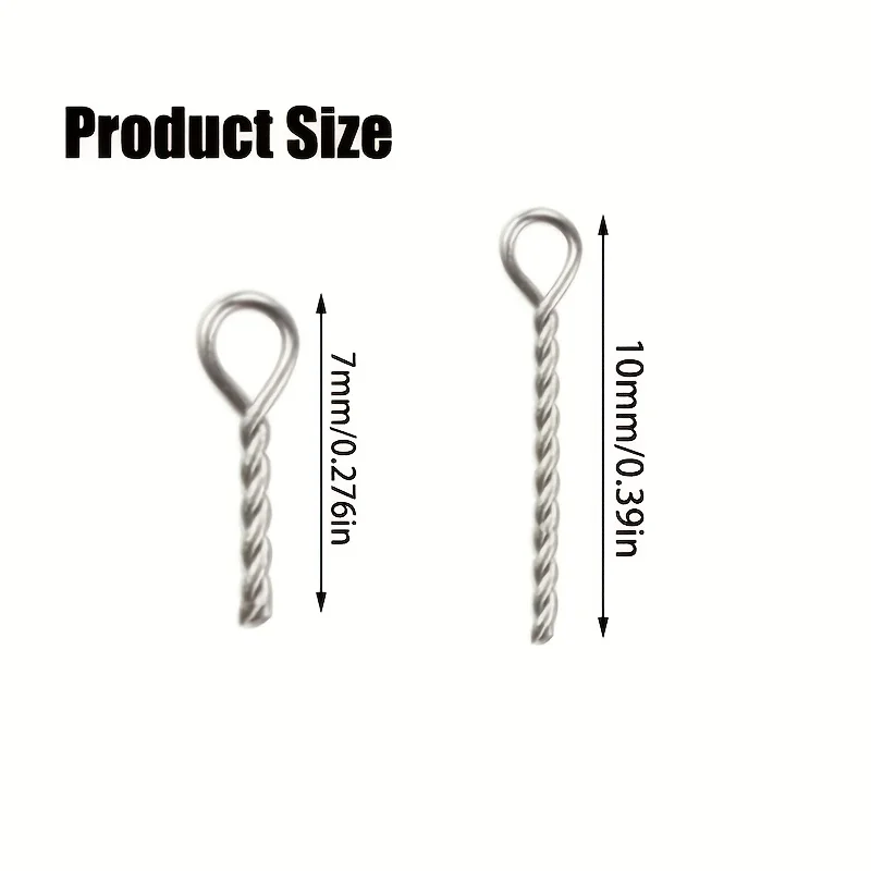 Agujas de acero inoxidable para boilies con montaje de cabello - imagen 2