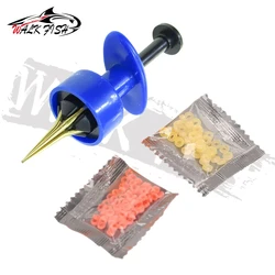 WALK FISH Clip Gusano Sangre – Sujetador elástico para pesca