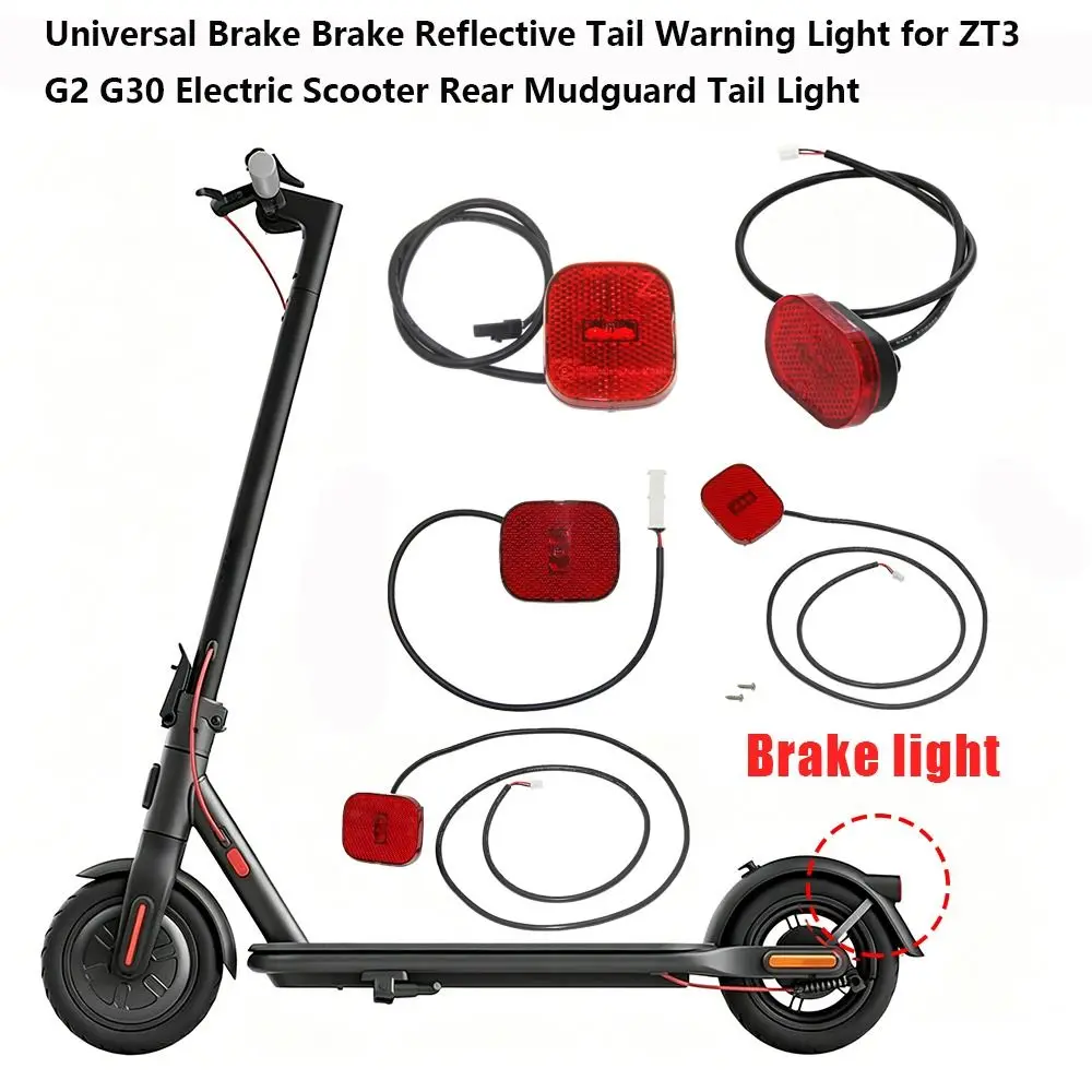Luz trasera reflectante universal para freno de scooter eléctrico - imagen 5
