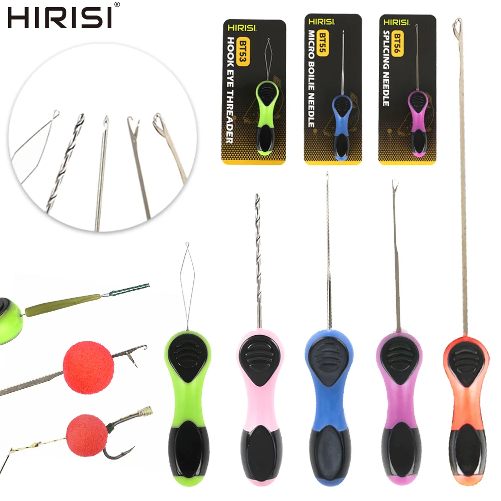Hirisi herramienta para boilies con taladro y aguja para atado