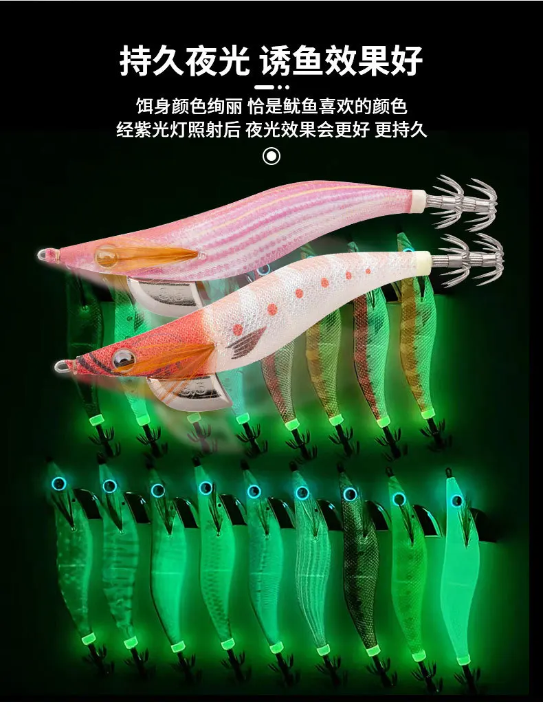 Detalle del anzuelo de calamar