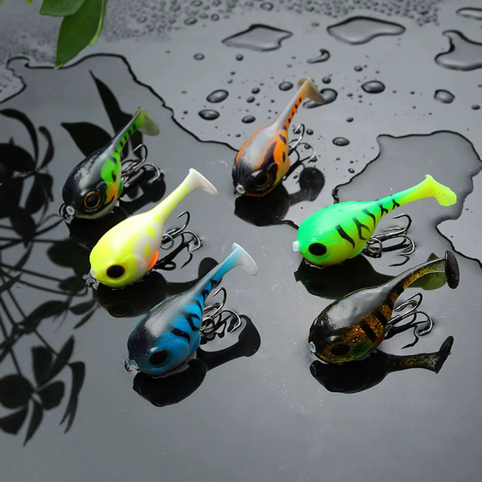 Walk Fish Deraball - Señuelo blando de silicona con anzuelo para peces - imagen 5