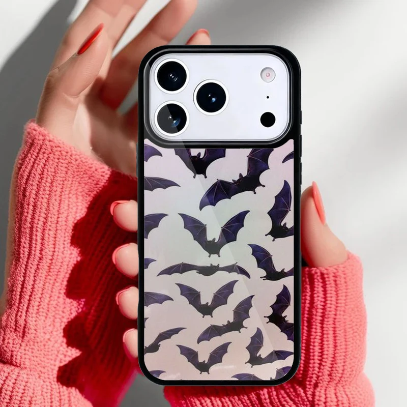 Funda Halloween con diseño de calabaza y murciélago