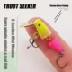 Mini señuelo minnow Mustad para pesca de trucha y lubina