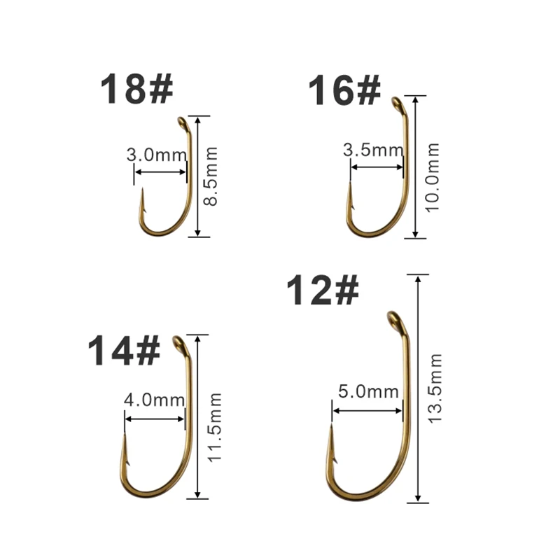 Anzuelos pesca en seco Mustad 3XH con púas bronce para trucha - imagen 4