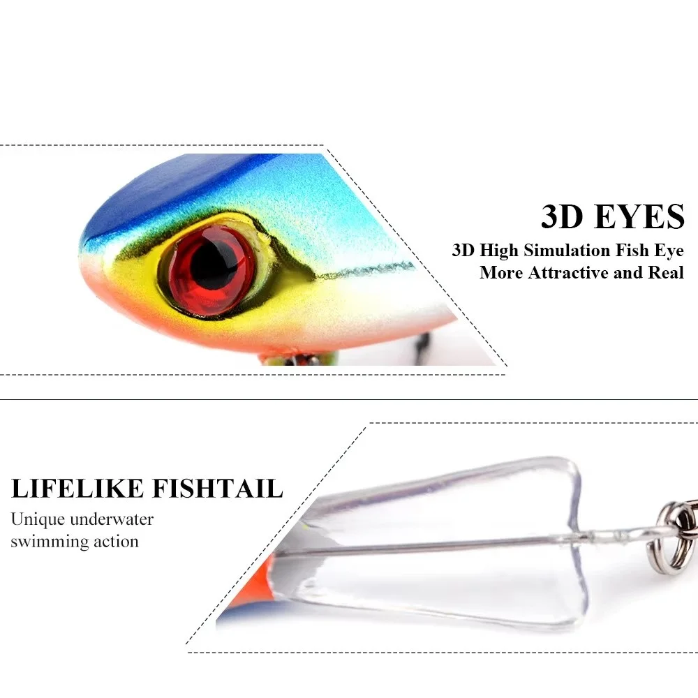 Señuelo Jigging NGB metálico – Cebo duro 3D para lucio en hielo - imagen 3
