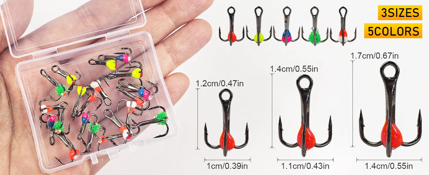 Distribución de tallas 8#, 10# y 12# en el kit