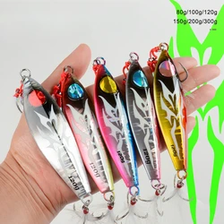 Señuelo Jigging Vertical Luminoso Slow Pitch Metal Sin Orilla