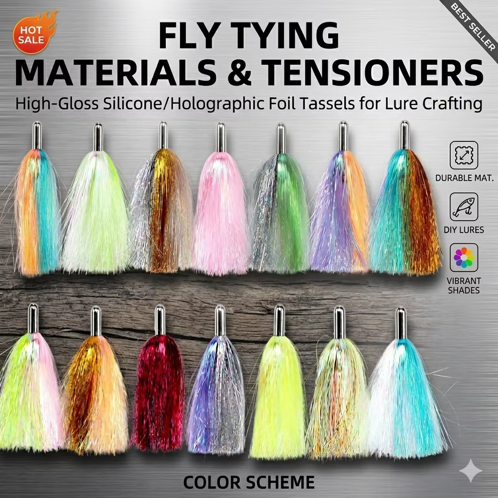 Ilander Bucktail Teaser Jig para atún con cabeza de latón