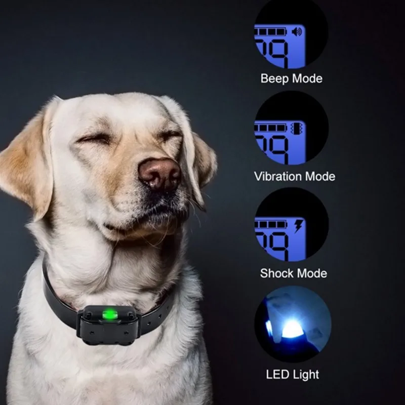 Collar adiestramiento perros PUPOPAN con mando LCD, vibración - imagen 5