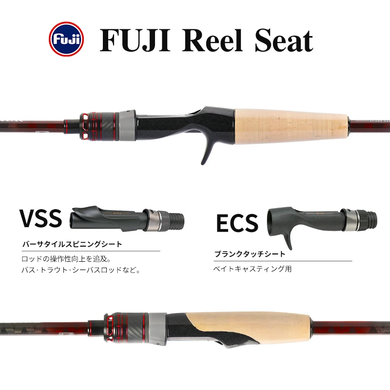 Caña spinning TSURINOYA Seabass Hacker II 732L lance largo - imagen 5