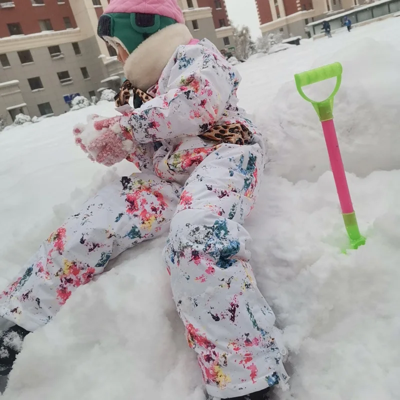 Traje de esquí impermeable y cortaviento para niños: mono una pieza - imagen 4