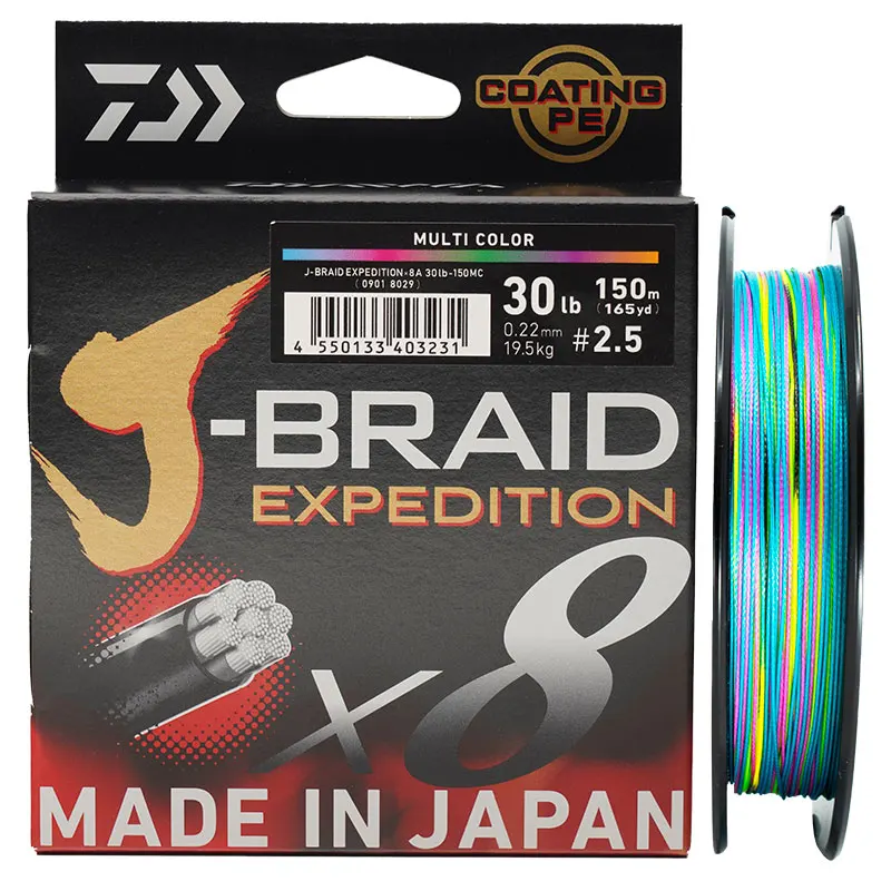 Daiwa J-Braid Expedition X8 hilo trenzado PE para pesca - imagen 3