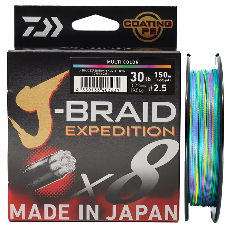 Daiwa J-Braid Expedition X8 hilo trenzado PE para pesca - imagen 3
