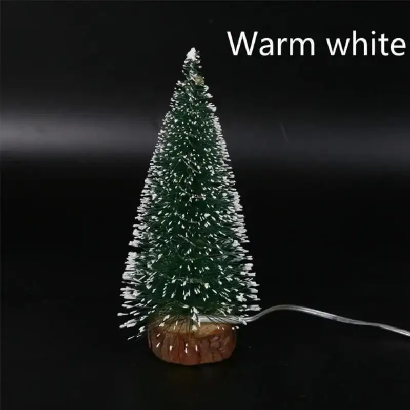 Árbol de Navidad artificial con luces LED para escritorio - imagen 2