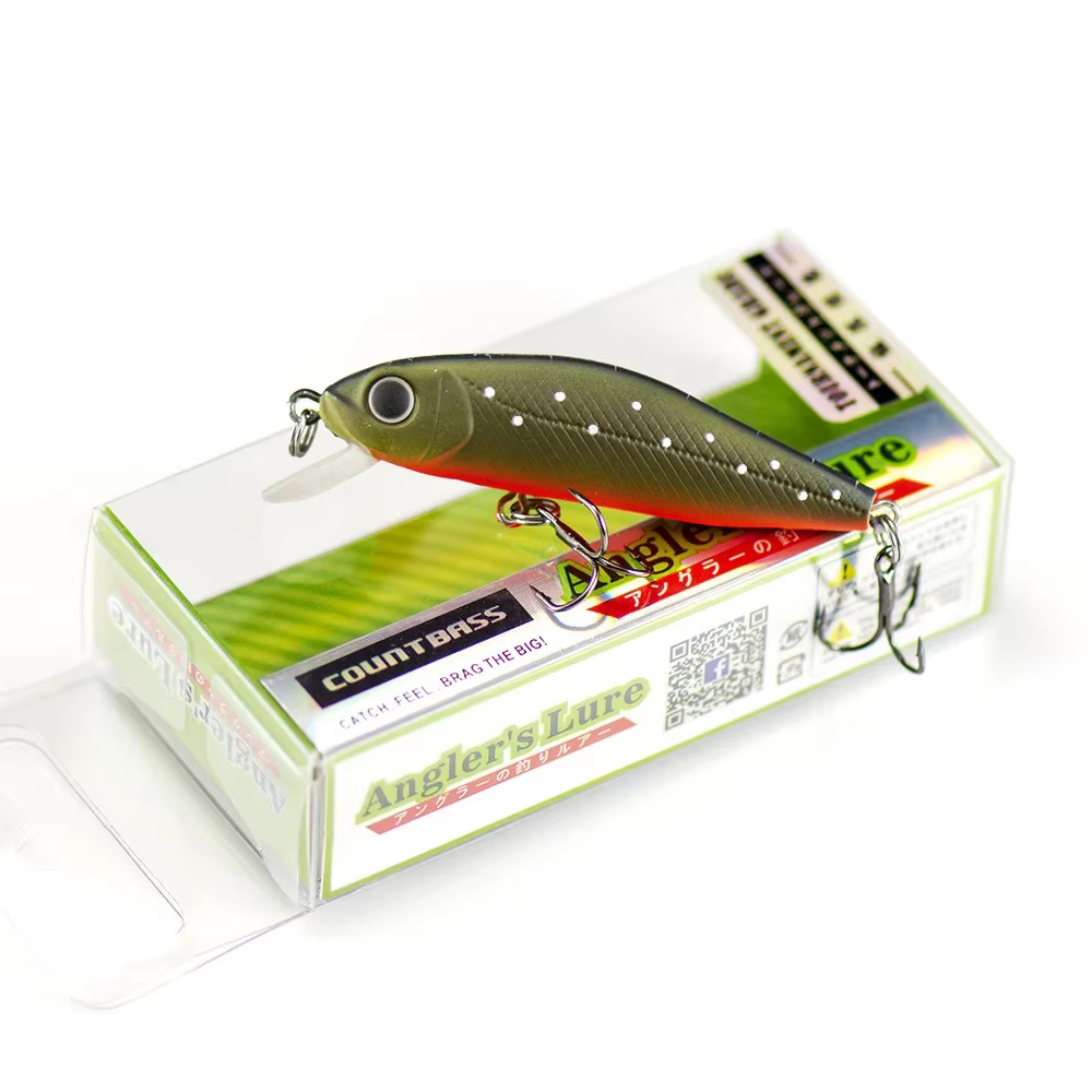 COUNTBASS Minnow Wobblers – Señuelo jerk flotante para sábalo 55mm - imagen 4