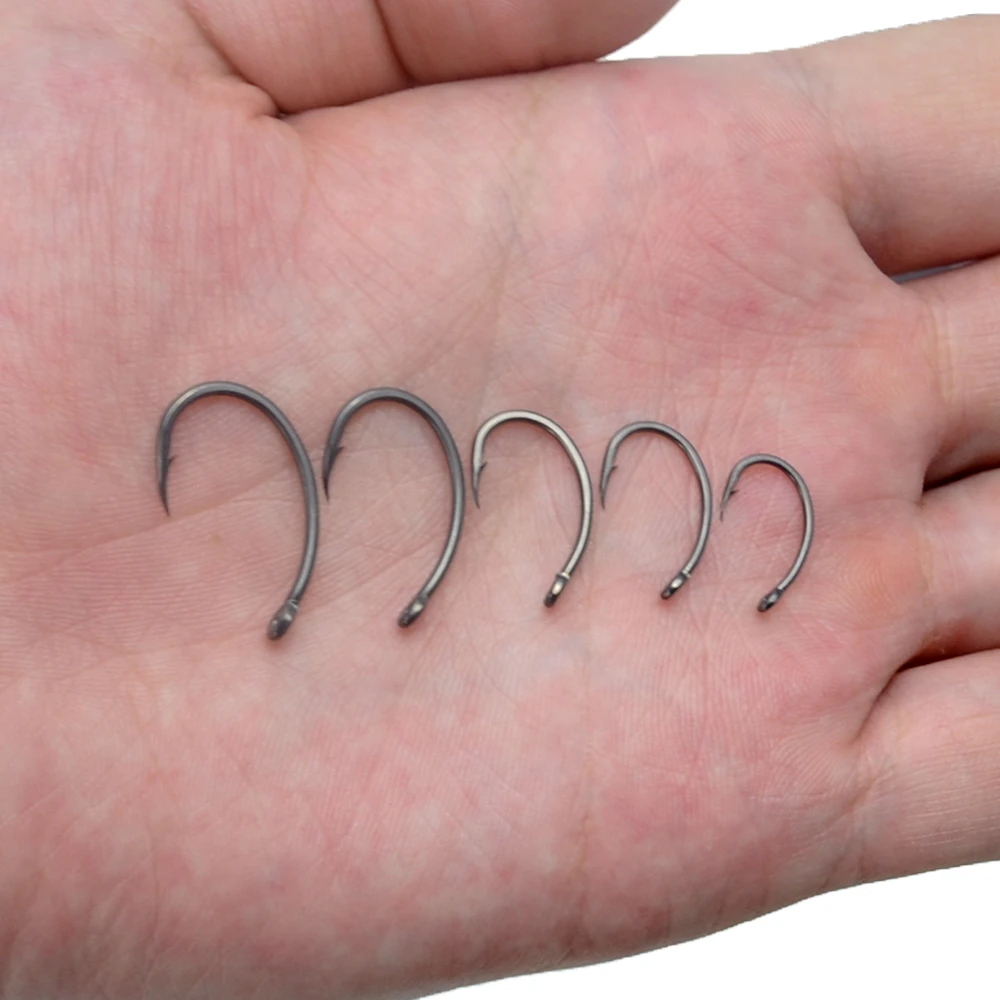 Anzuelos sin púas Hirisi X503 de PTFE con ojo para vinilo armado - imagen 4