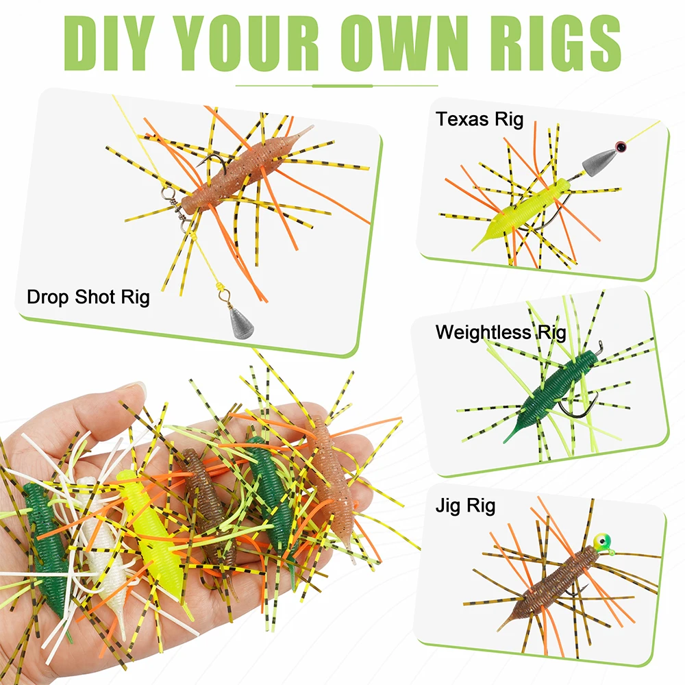 Señuelos tentáculo para lubina: Drop Shot, Wacky Rig y Jig Head - imagen 4