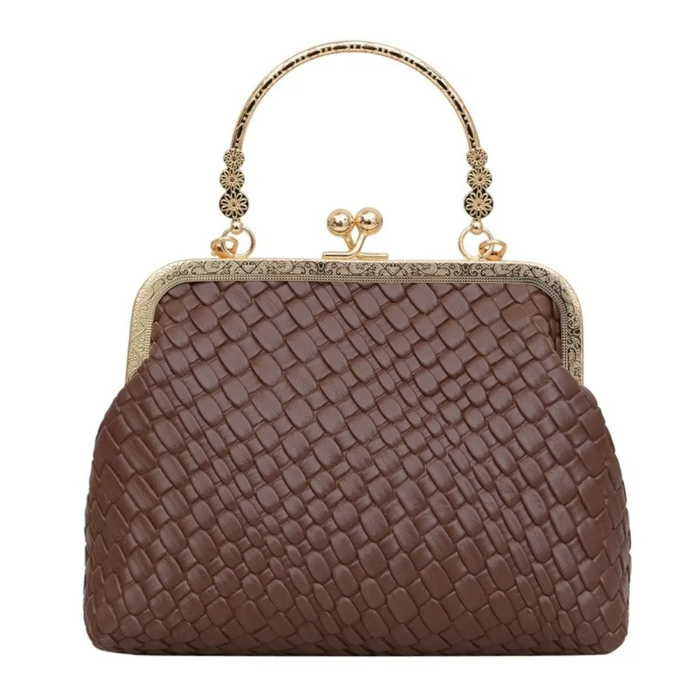 Bolso bandolera de cuero PU mujer vintage con correa cadena - imagen 2