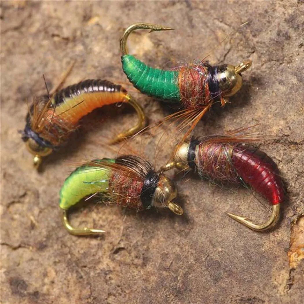 Moscas para trucha con cuchara giratoria y lanzador mosca - imagen 2