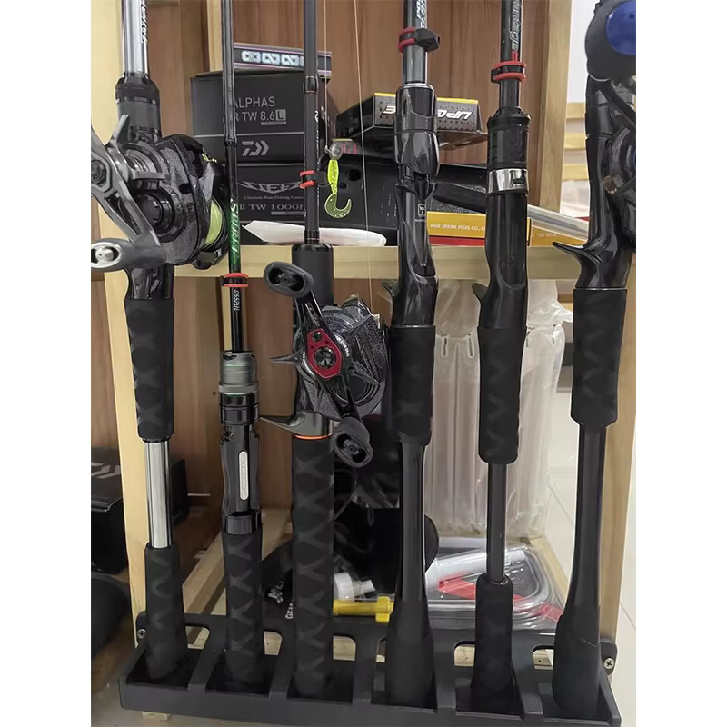 Foto de muestra del comprador mostrando el producto instalado en su caña