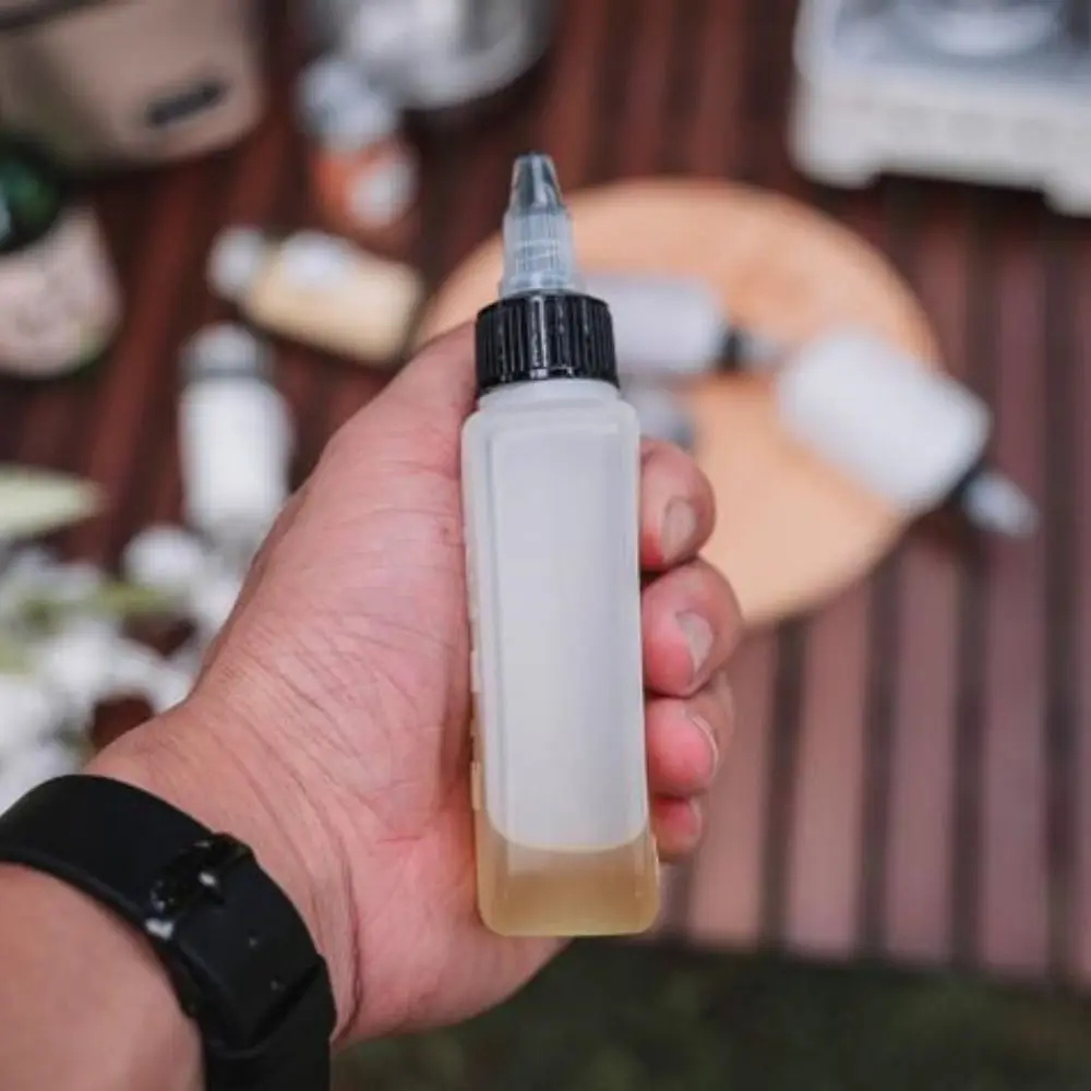 Botella de aceite portátil para exteriores – envase para barbacoa