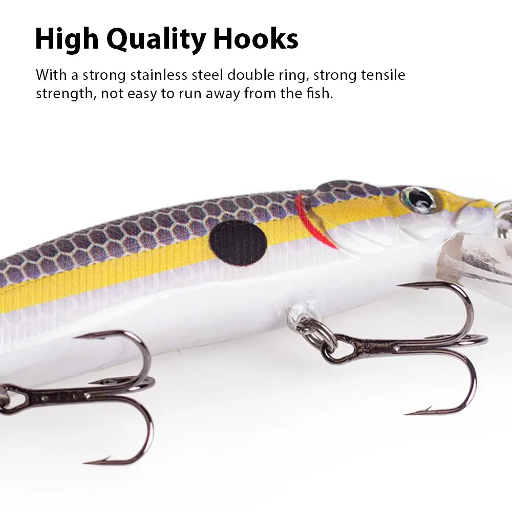 Señuelo Hanlin Pencil – Swimbaits de plástico duro para lucio y lubina - imagen 2