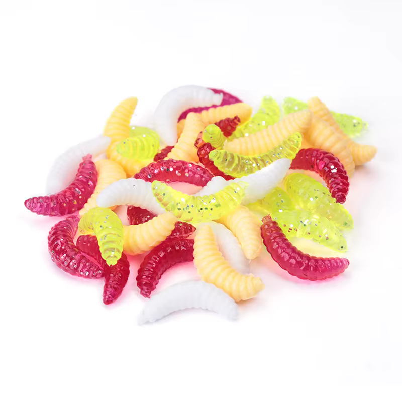 OUTKIT Vinilos Pan Rojo – Gusanos blandos para pesca - imagen 3