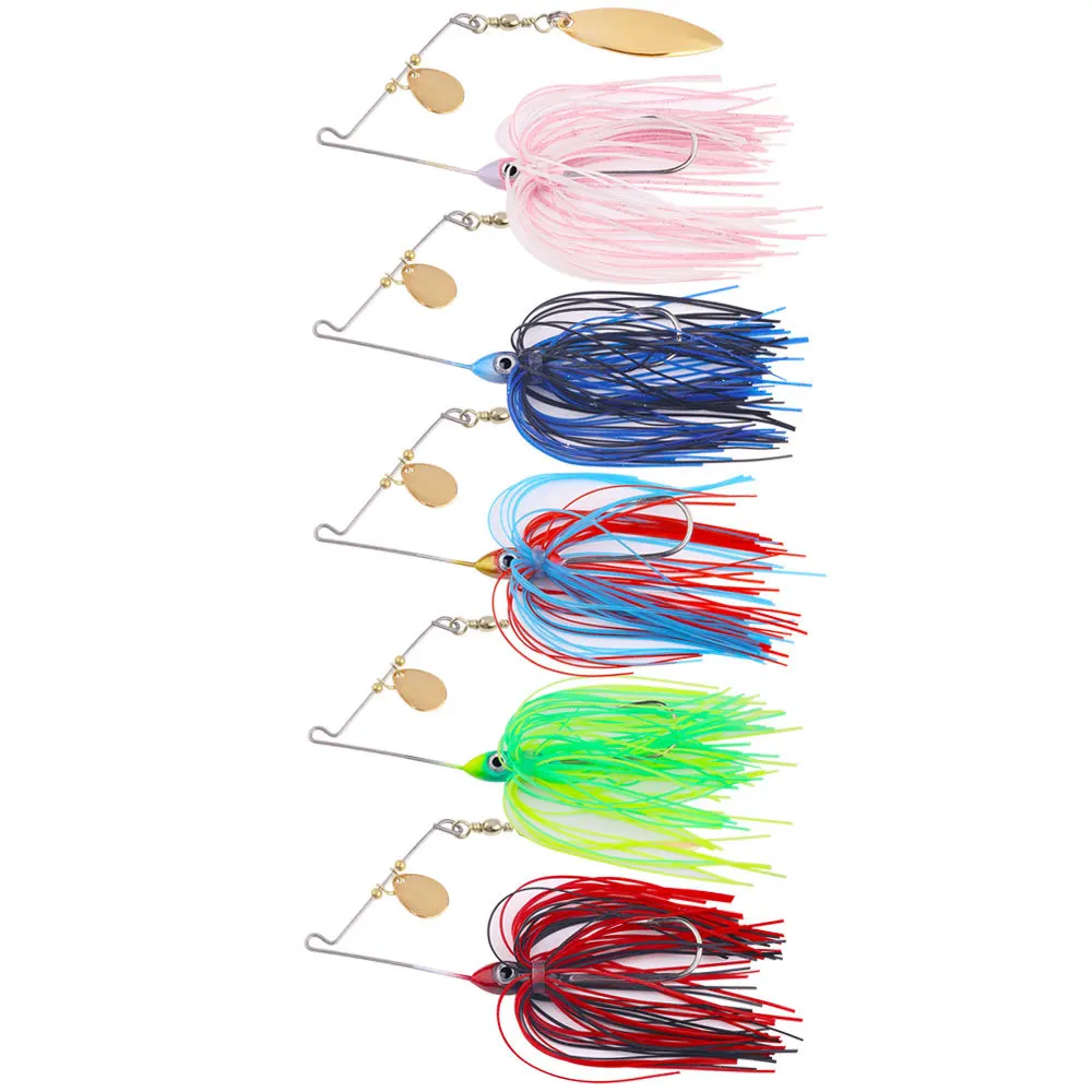 Chatterbait para lubina con cuchillas tipo spinnerbait – Jig - imagen 3