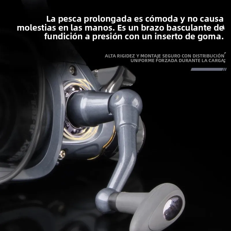 Carrete giratorio DEUKIO Double Drag para carpa en agua dulce - imagen 4