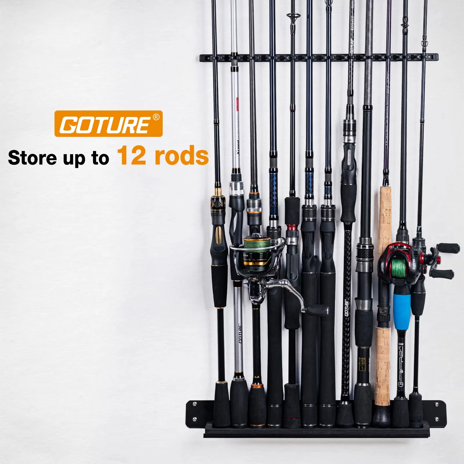 Goture Soporte vertical para cañas modular de pared - imagen 4