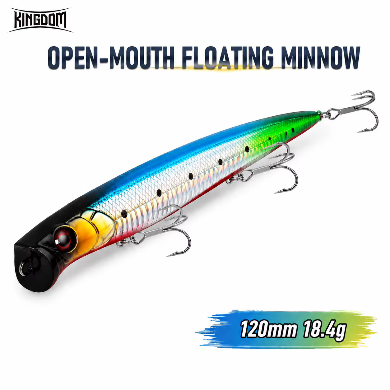Kingdom Popper – Señuelo flotante para lubina y lucio - imagen 5