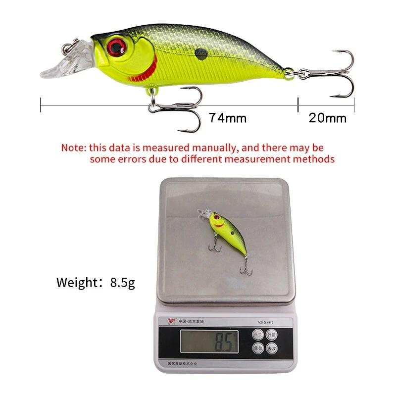 Señuelo minnow hundido jerkbait para trucha y lubina - imagen 4