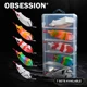 Obsession señuelo rana de superficie doble anzuelo giratorio