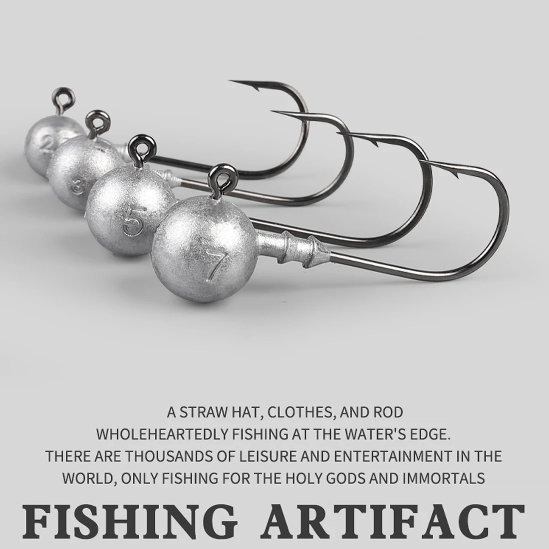 Jig Head FishTrip – Anzuelo para vinilo en agua dulce y salada - imagen 2