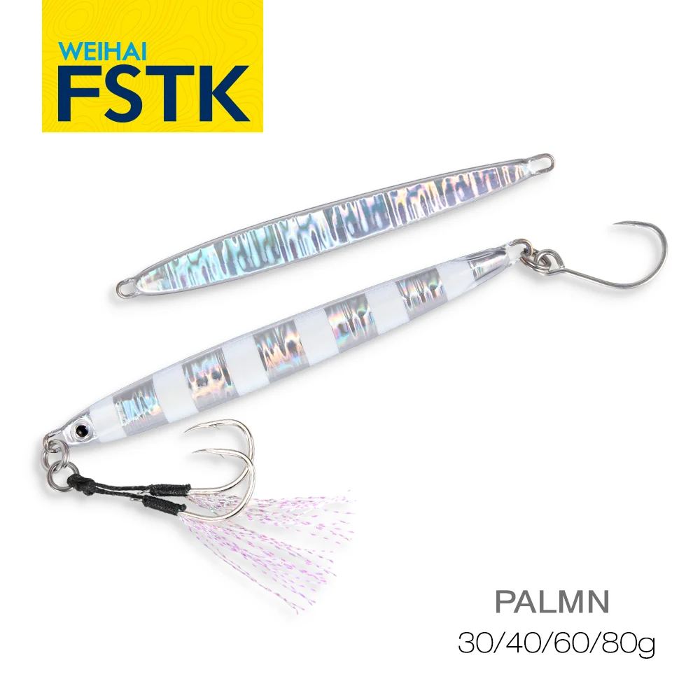 WEIHAI FSTK cuchara de jigging metálica larga súper delgada 20-30G - imagen 4