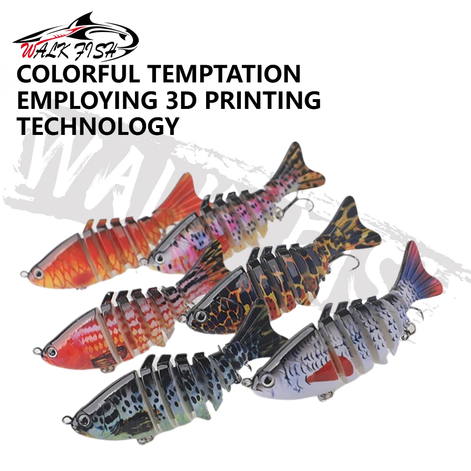 Vista del señuelo segmentado