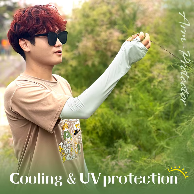 TSURINOYA Mangas de brazo con protección UV para pesca y senderismo - imagen 4