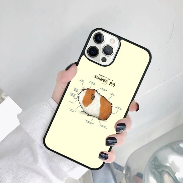 Funda con estampado de conejillo de indias vista frontal