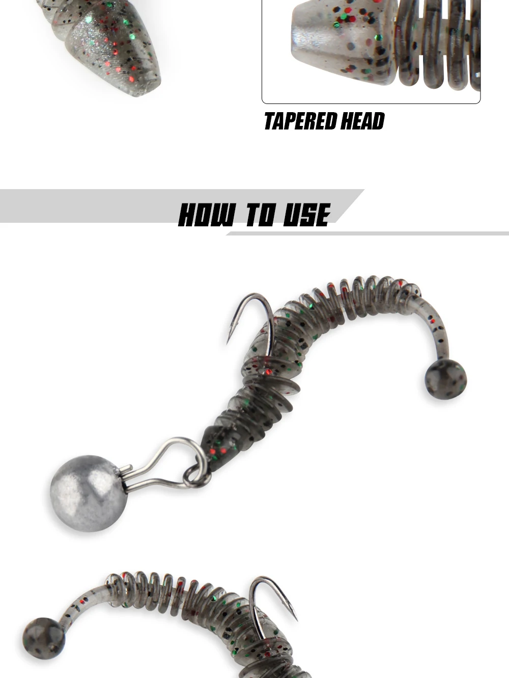 Empaque de 10 unidades del señuelo Spinpoler
