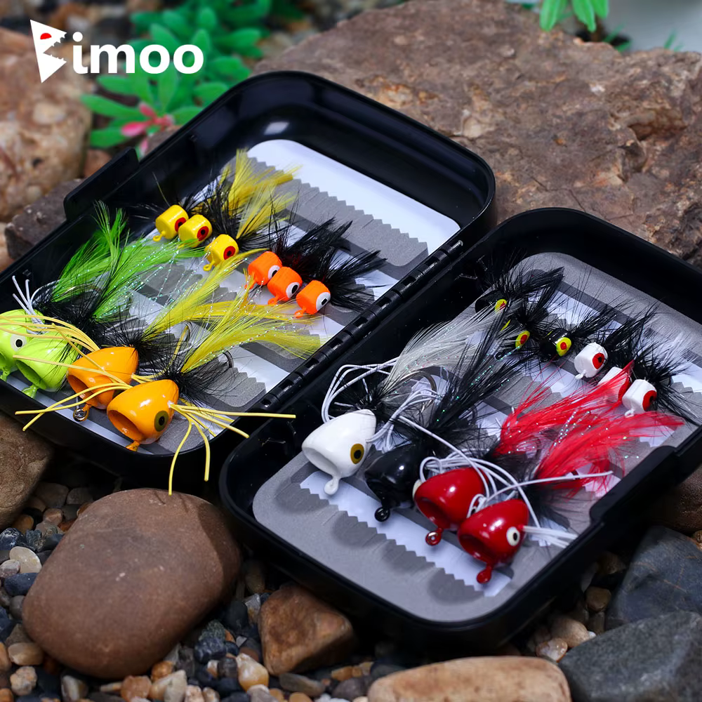 Bimoo Cebos flotantes para pesca con mosca - Trucha, Salmón y Lubina