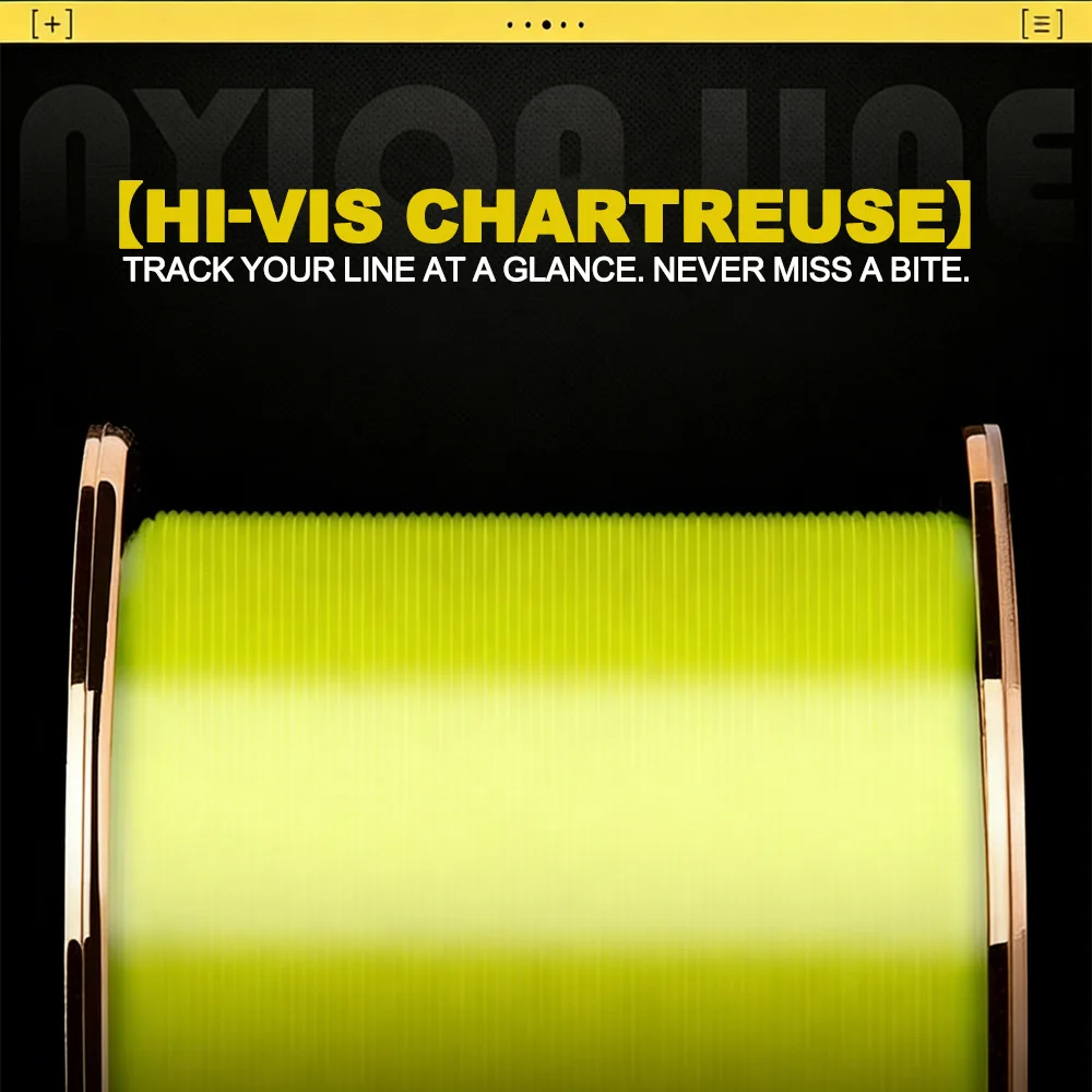 Vikingar monofilamento nylon chartreuse alta visibilidad – rápido - imagen 3
