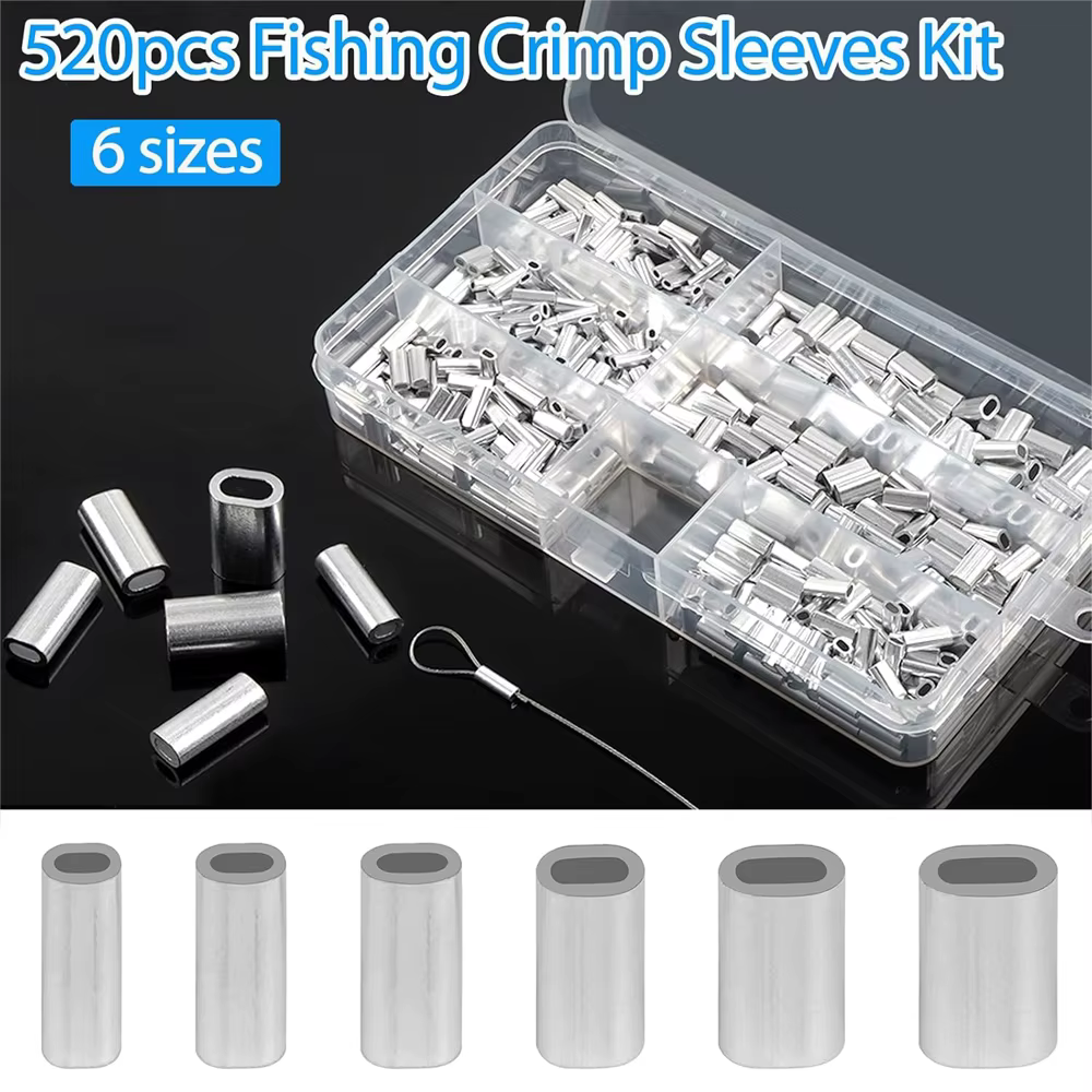 Manguitos de engarce en aluminio - Kit para sedal y enganches - imagen 3