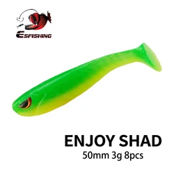 ESFISHING Enjoy Shad – Señuelo blando para lubina y lucio