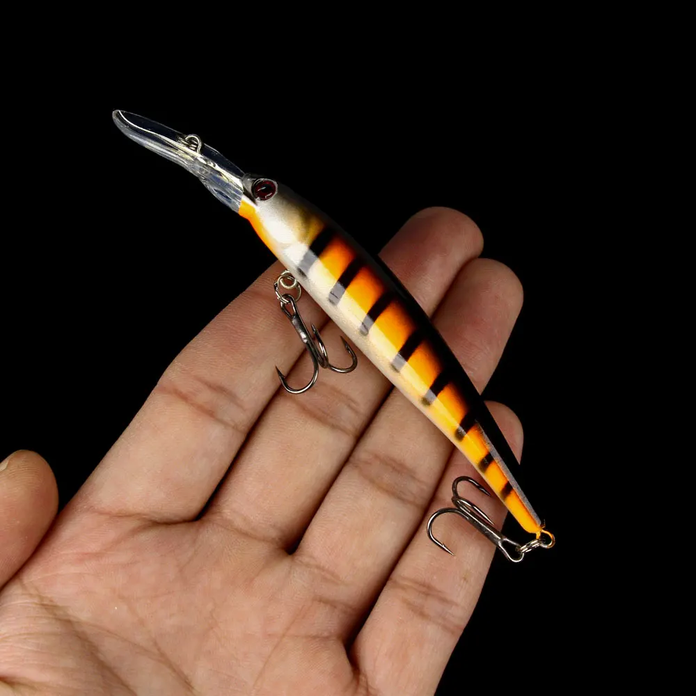 HENGJIA Minnow Bandits Wobbler - Señuelo duro para lucio y lubina - imagen 2