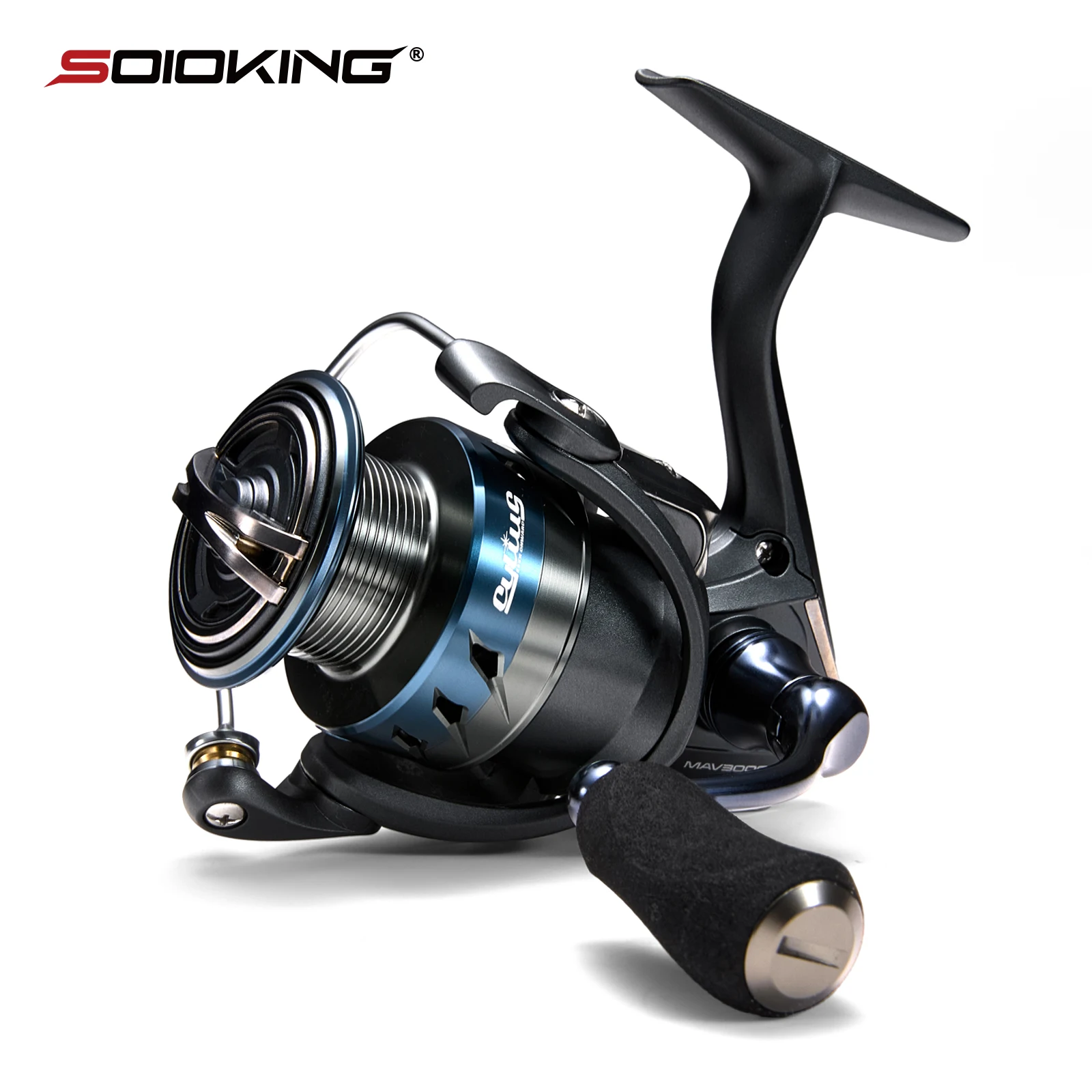 Carrete giratorio Soloking AVISPARK, arrastre potente para lubina - imagen 5