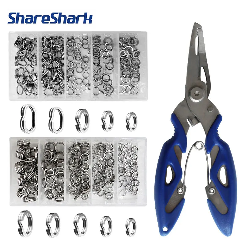 Anillas split ring de acero inoxidable doble bucle ShareShark