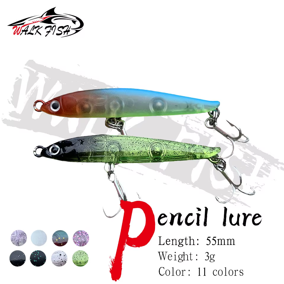 WALK FISH Señuelo Lápiz Hundimiento – Cebo Agua Salada y Dulce - imagen 5